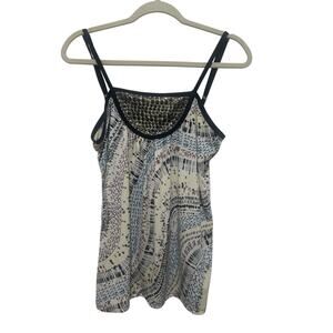 The Limited Vintage Y2K Cami Geometric Artsy Adjustable Straps Top Large